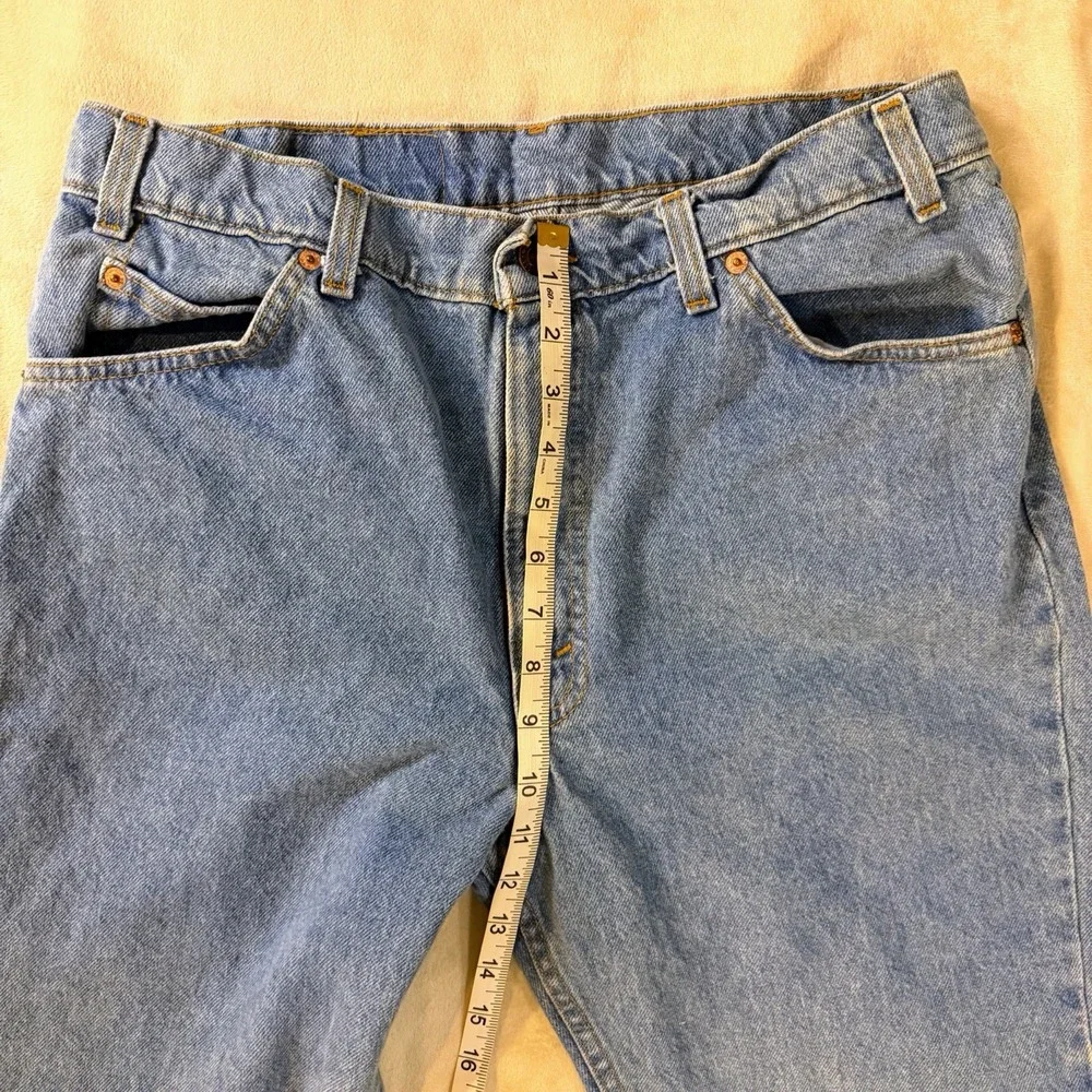 Levi's 509 Jeans Men's 35x30 Made in USA Vintage 90s Stonewash Denim Tapered